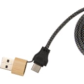 FSC® 100% Bamboo 5-in-1 100W Laptop Charging Cable 47