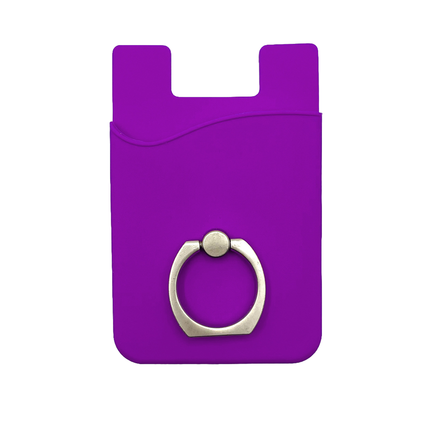Silicone Card Holder with 360° Rotating Metal Ring 5