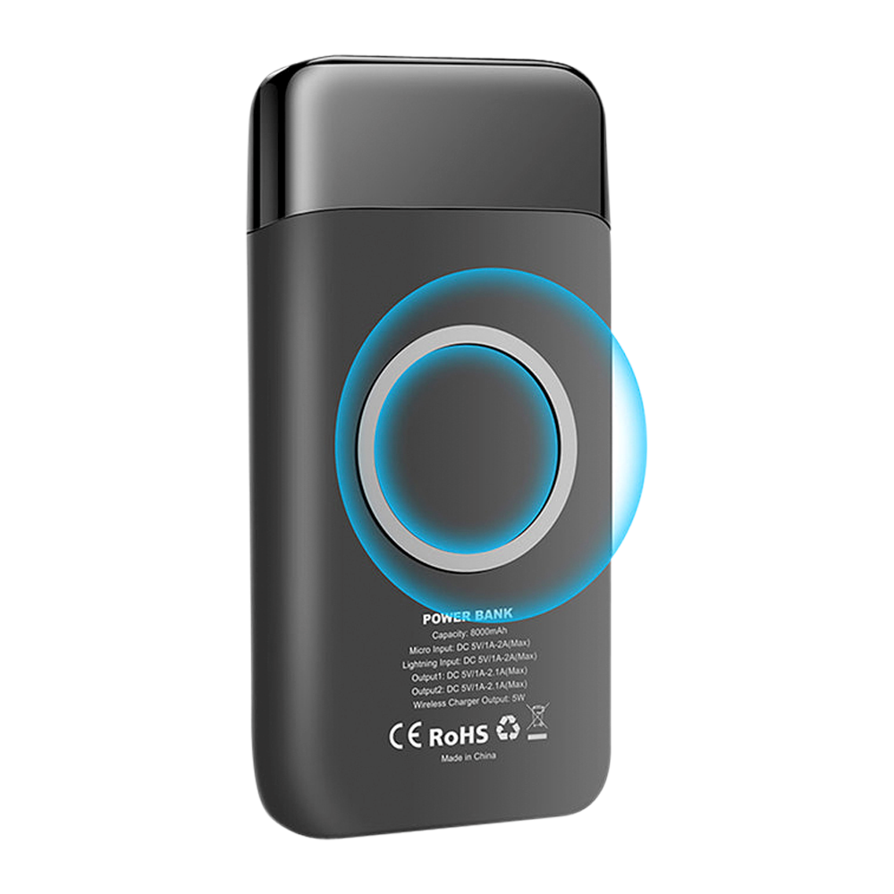 LED Display Hybrid Qi Charger 5