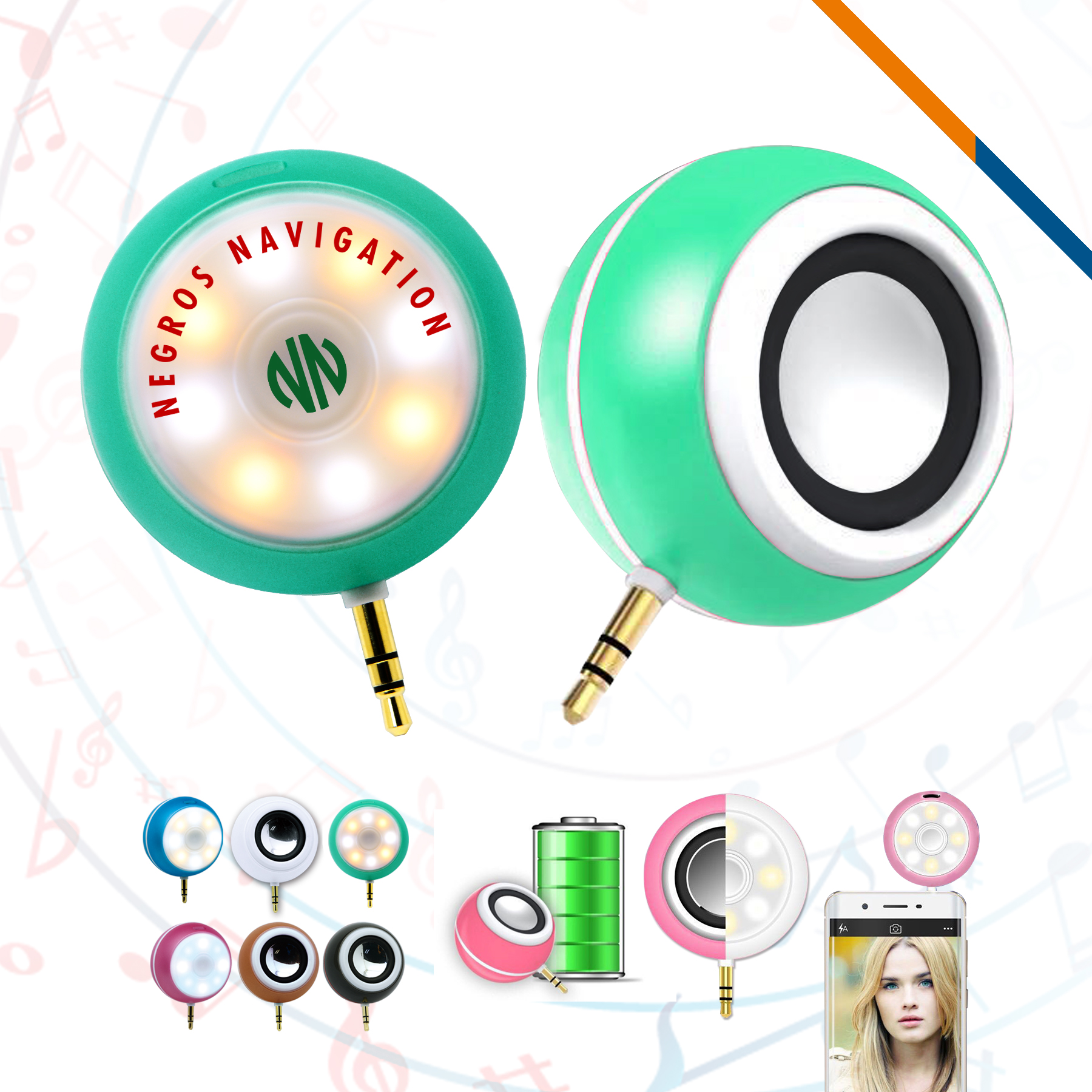 Selfie Flash Light Speaker 7