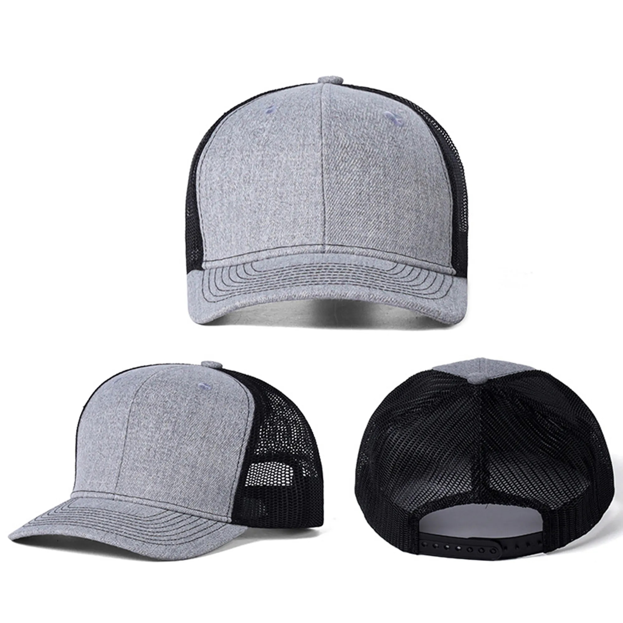 Custom Structured Baseball Trucker Mesh Snapback Cap - UV Pr 4