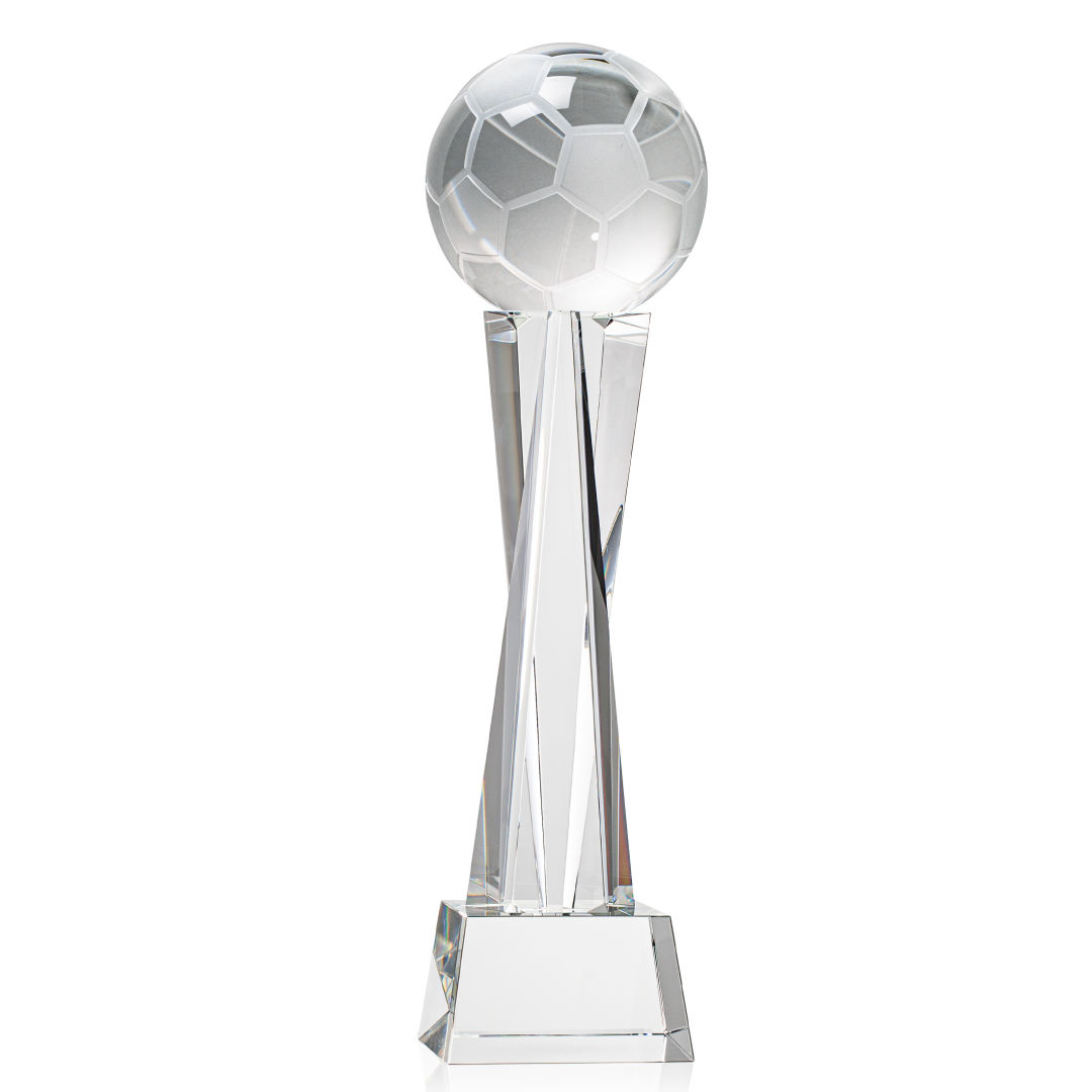 Soccer Ball Award on Grafton Base - Clear 4