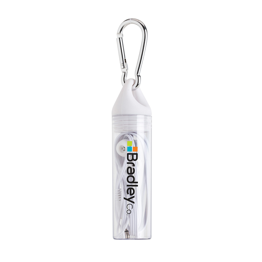 2-in-1 Earbuds with Case and Carabiner 6