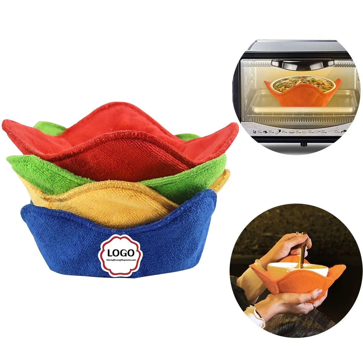 Microwave Bowl Cozy Holders for Hot Food 6