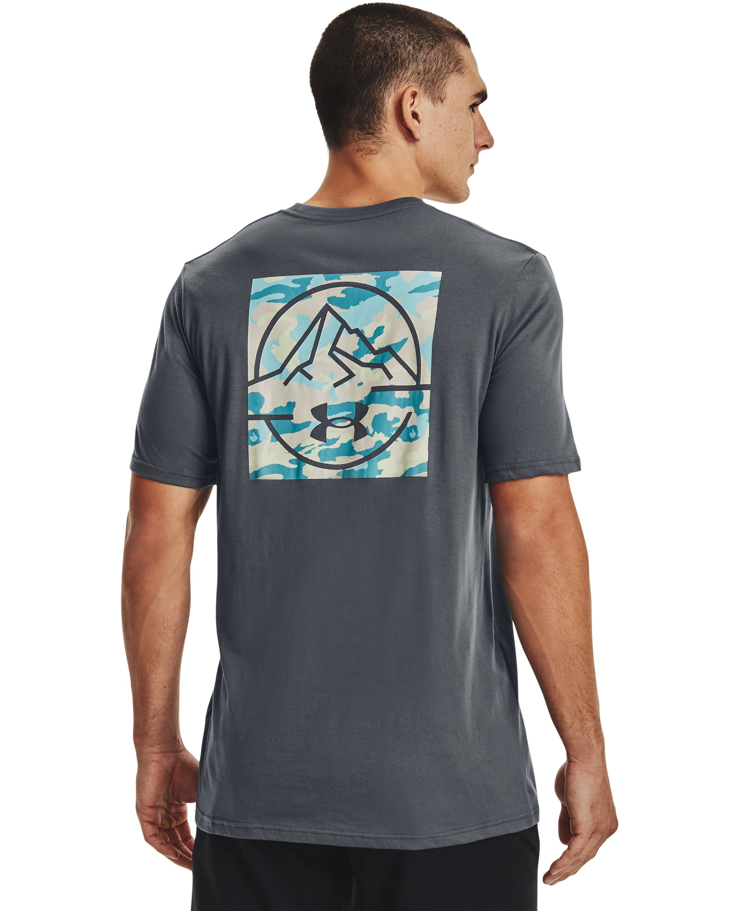 UA Mountain Camo Lockup Men's Short Sleeve 5