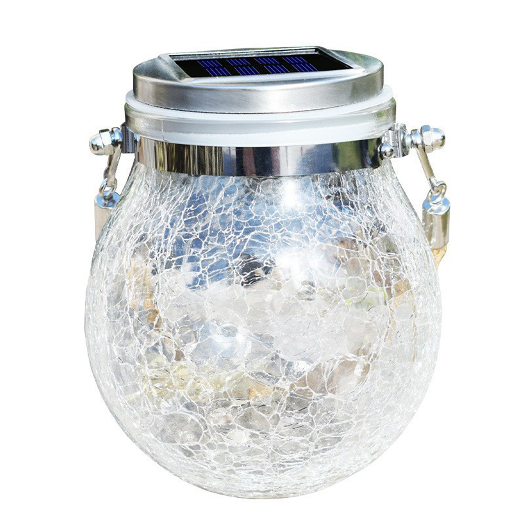Solar Light Decorative Flower Pendant 2
