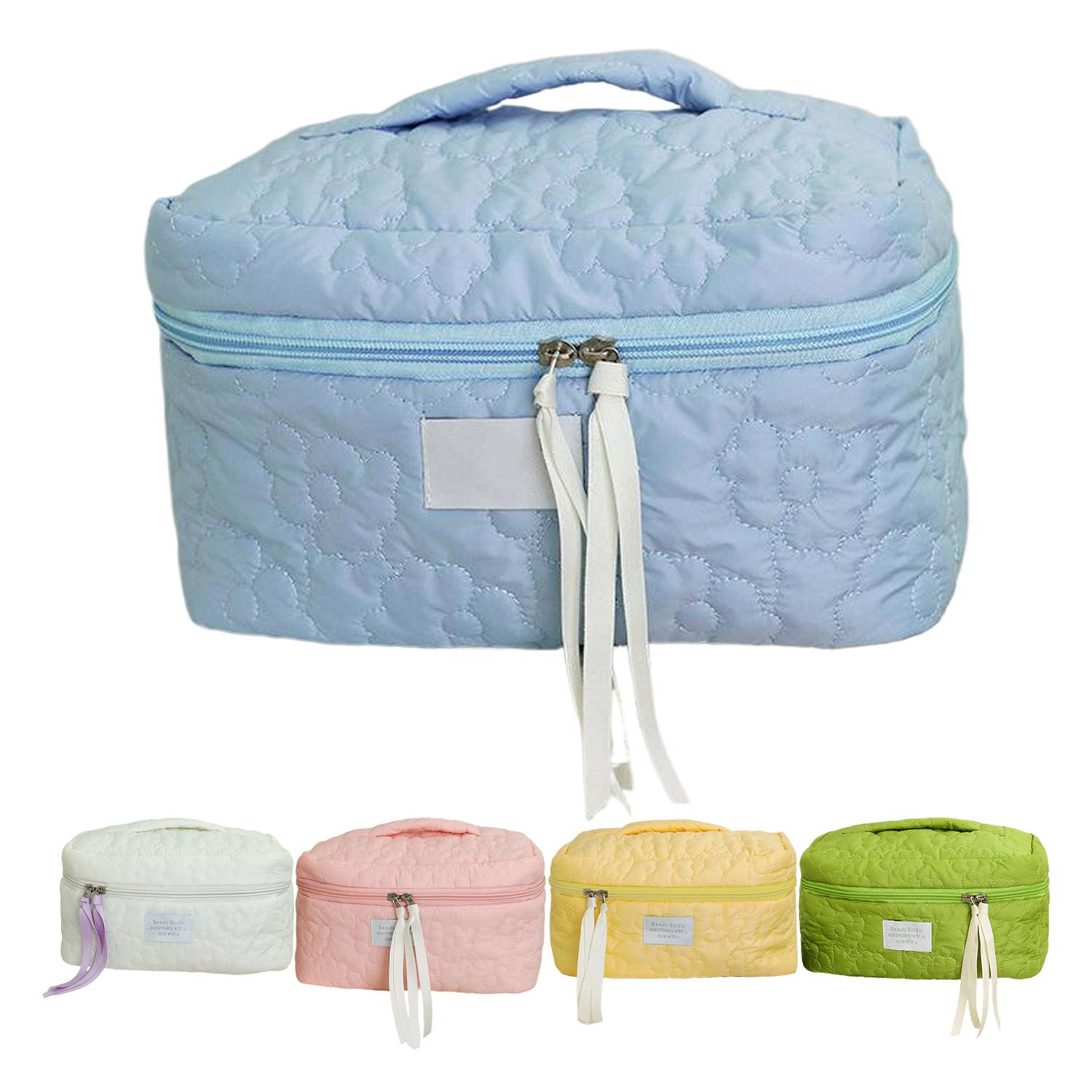 Waterproof Polyester Cloud Travel Toiletry Bag w/ Handle 12