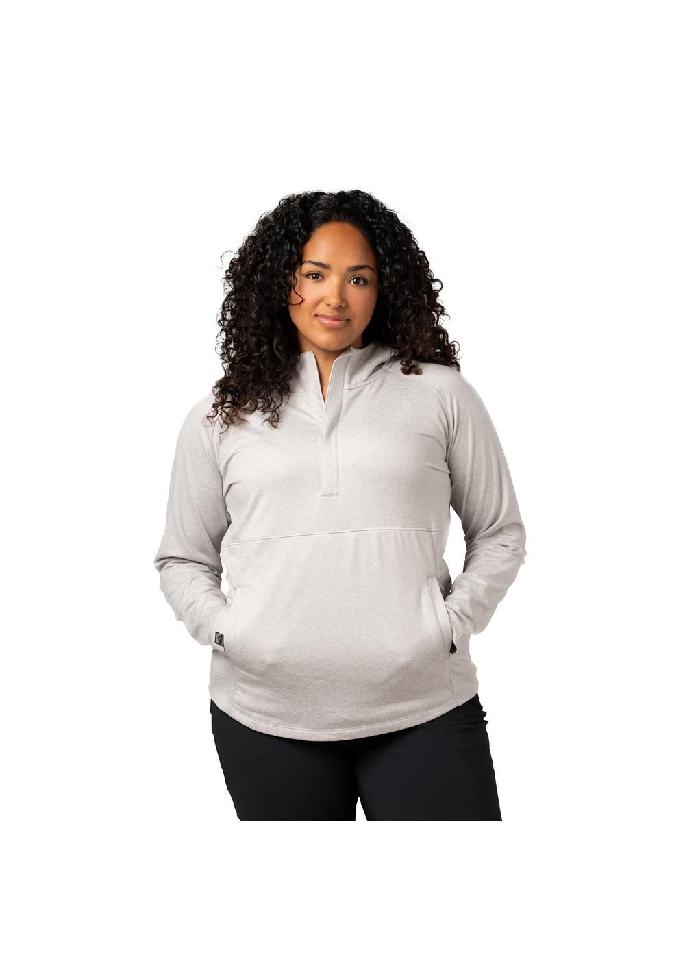 Storm Creek Women's Sidekick Super Soft Midweight Hooded Quarter Zip