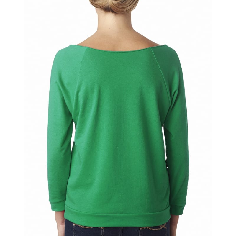 Next Level Apparel Ladies' French Terry 3/4-Sleeve Raglan 6