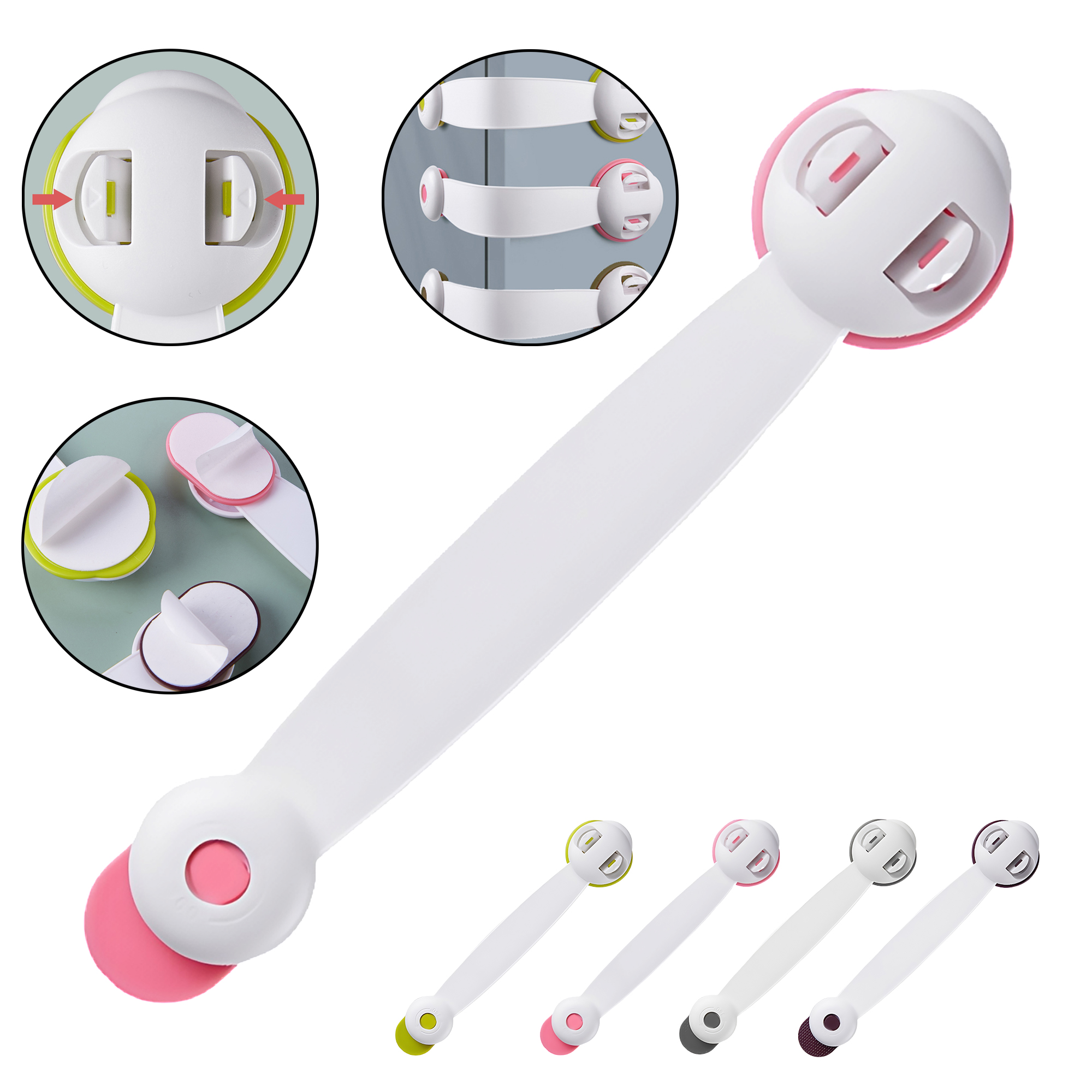 Child Safety Locks for Cabinets, Fridge, and Drawers 5