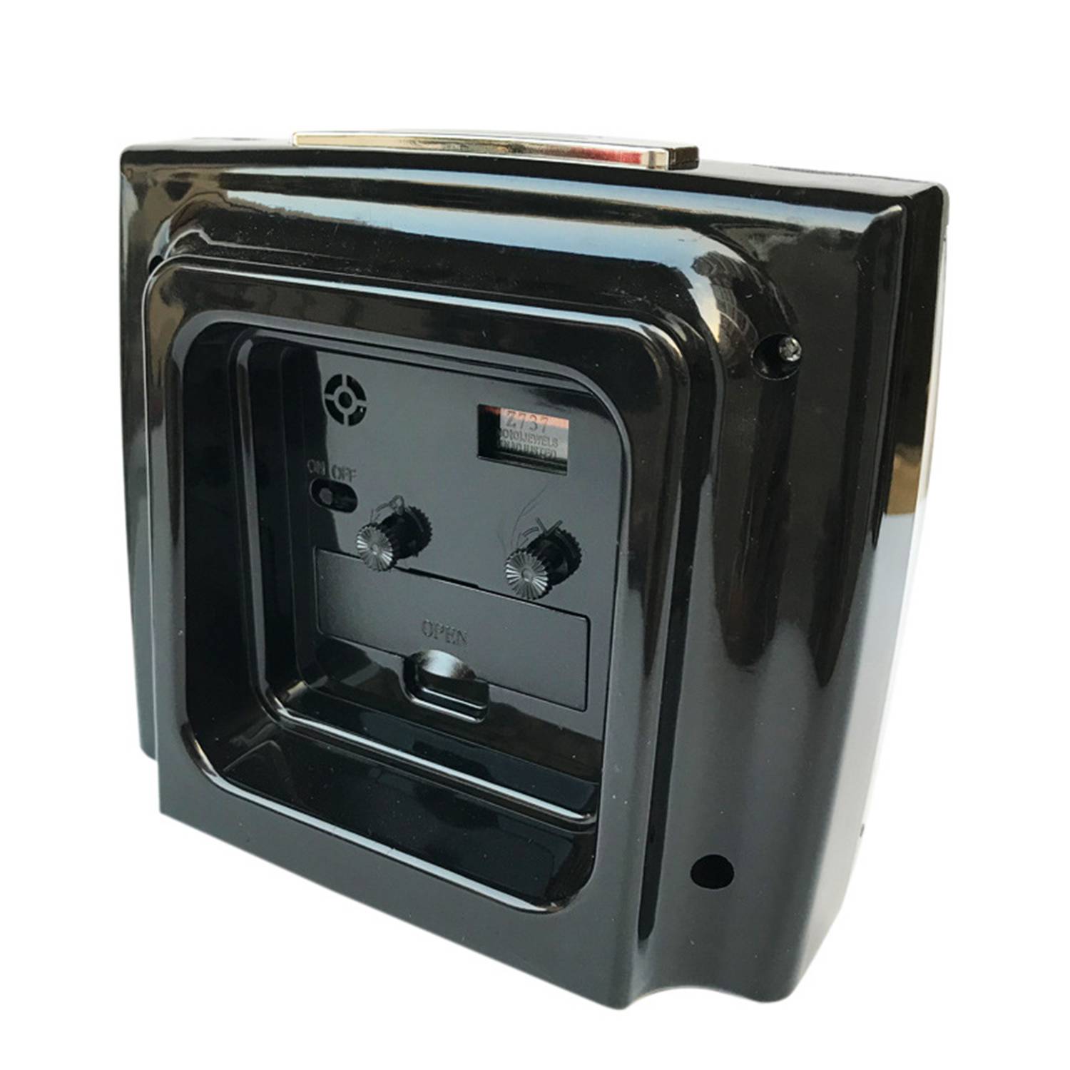 Silent Square Analog Alarm Clock 6