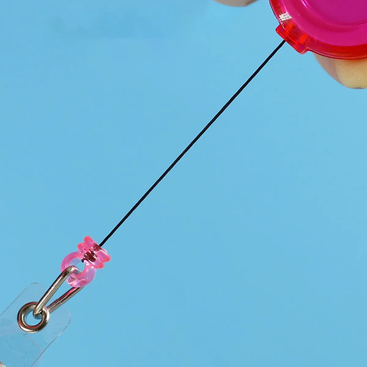 Retractable ID Badge Reel Clip On Card Holder for Name 3
