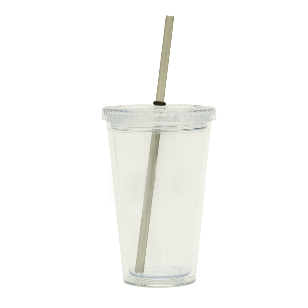 16 Oz. Crystal Double Wall Acrylic Tumbler 10