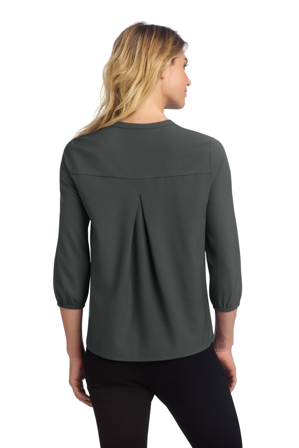 Mercer+Mettle Women's Stretch Crepe 3/4-Sleeve Blouse MM2011 20