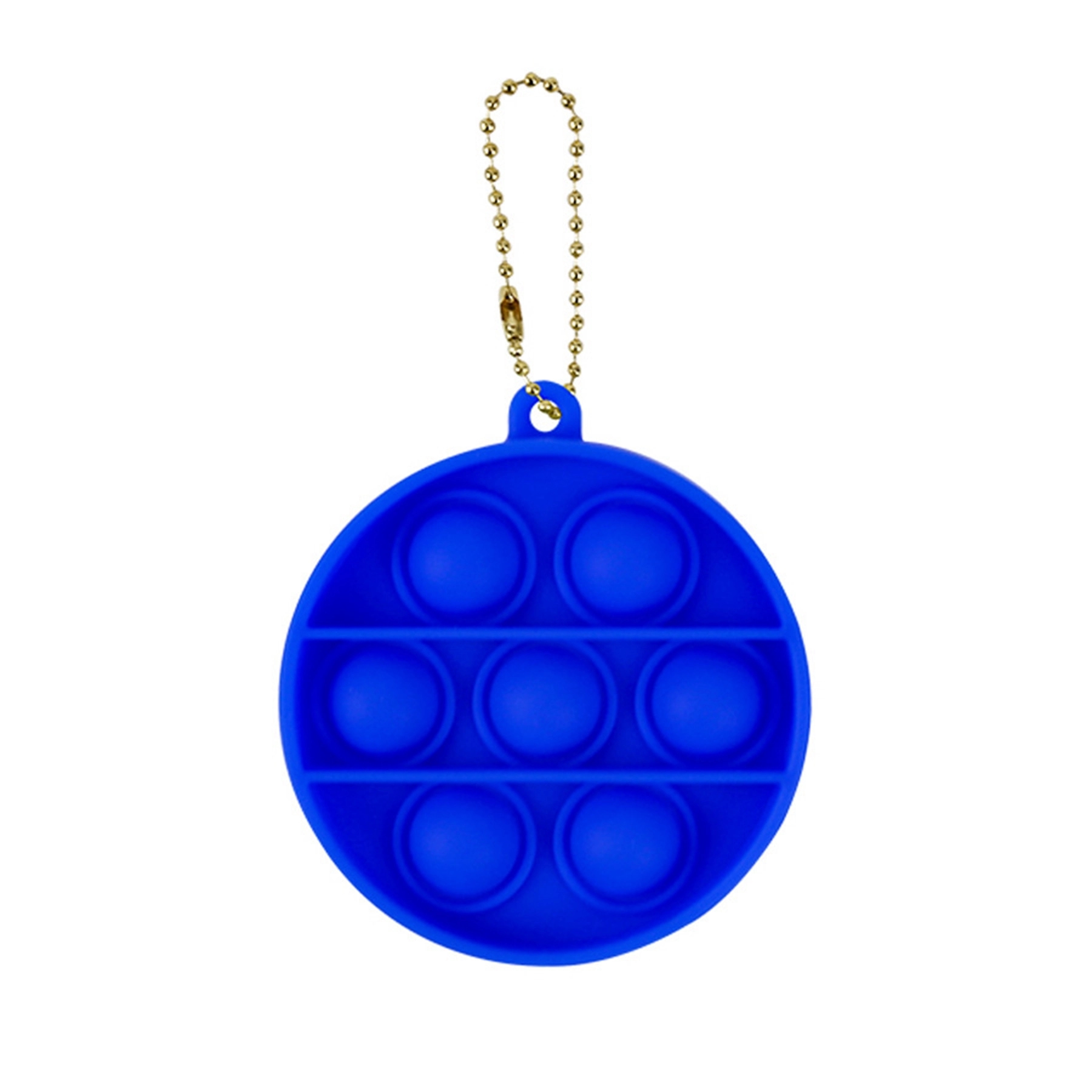Round Push Popping Bubble Keychain 5