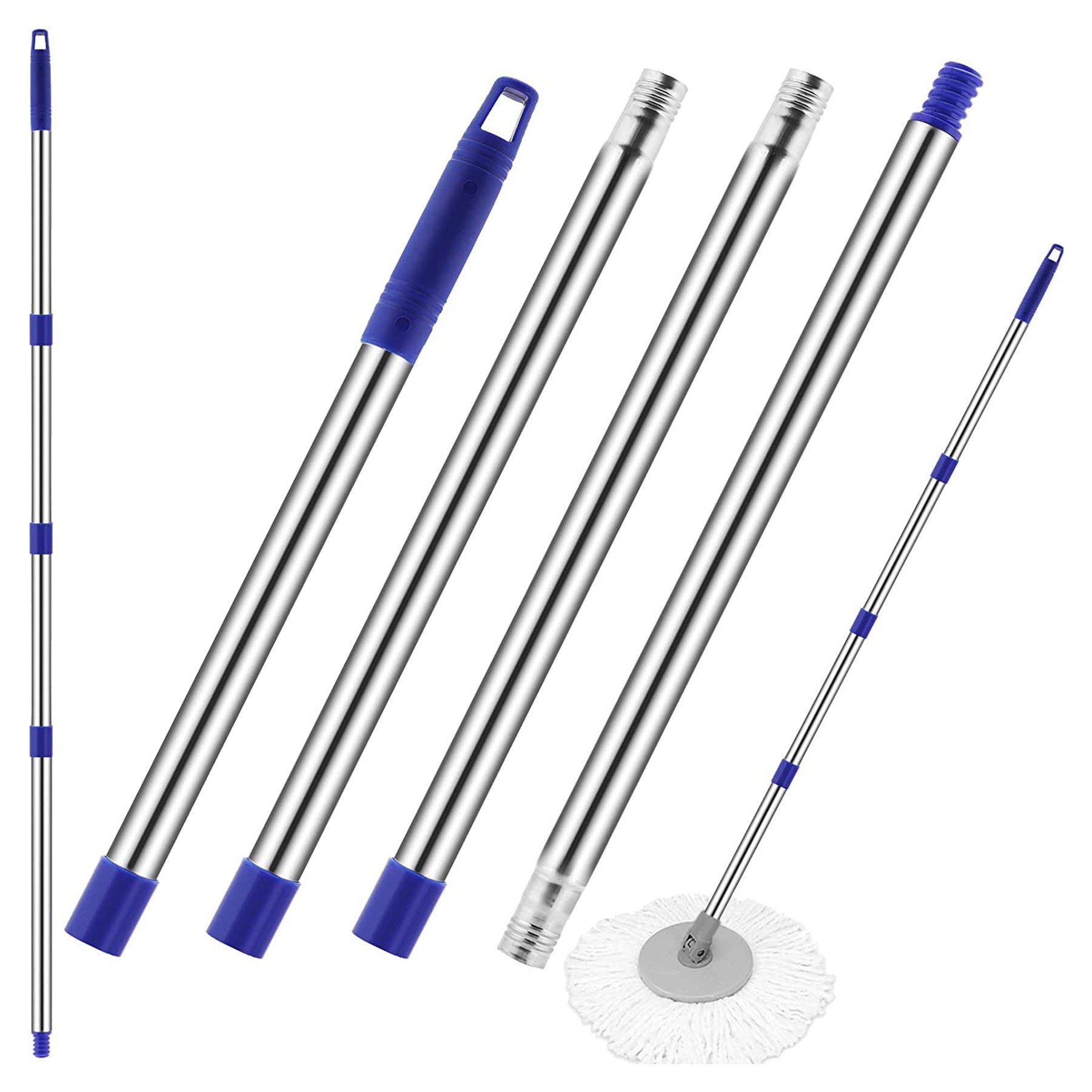Blue Spin Mop Replacement Handle 2