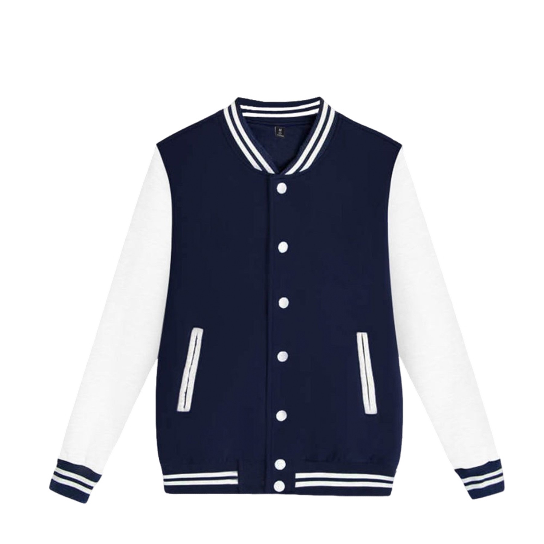Unisex Long Sleeve Baseball Jacket 10