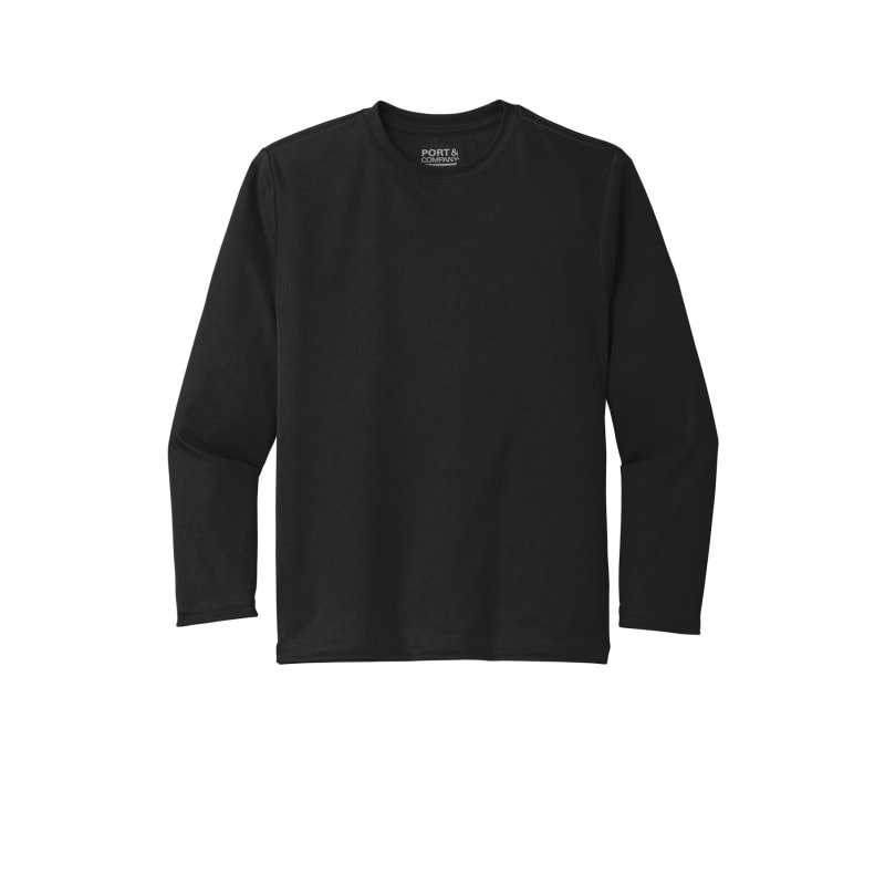 Port & Company Youth Long Sleeve Performance Tee 5
