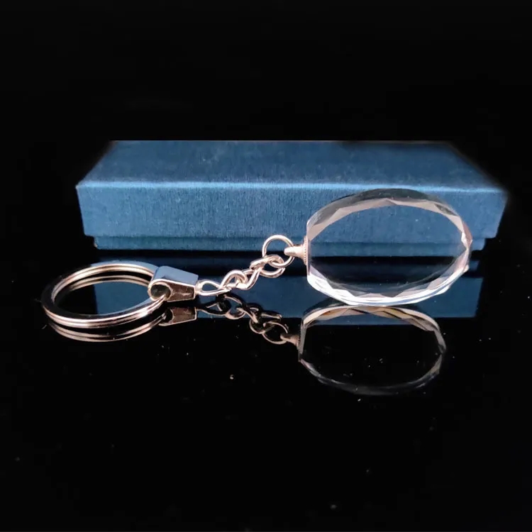 Oval Crystal Key Chain 4