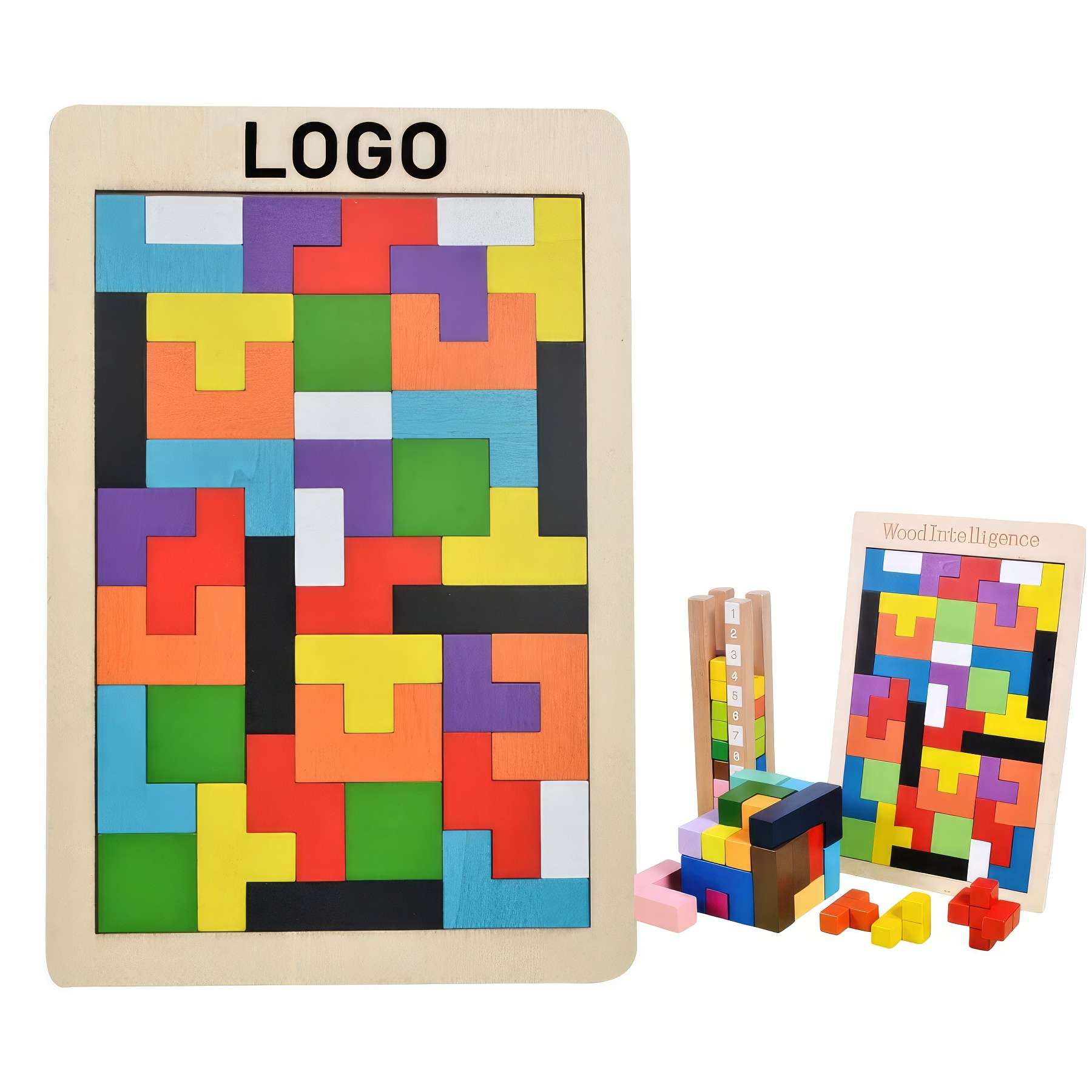 Wooden Blocks Puzzle Educational Gift for Teens 3