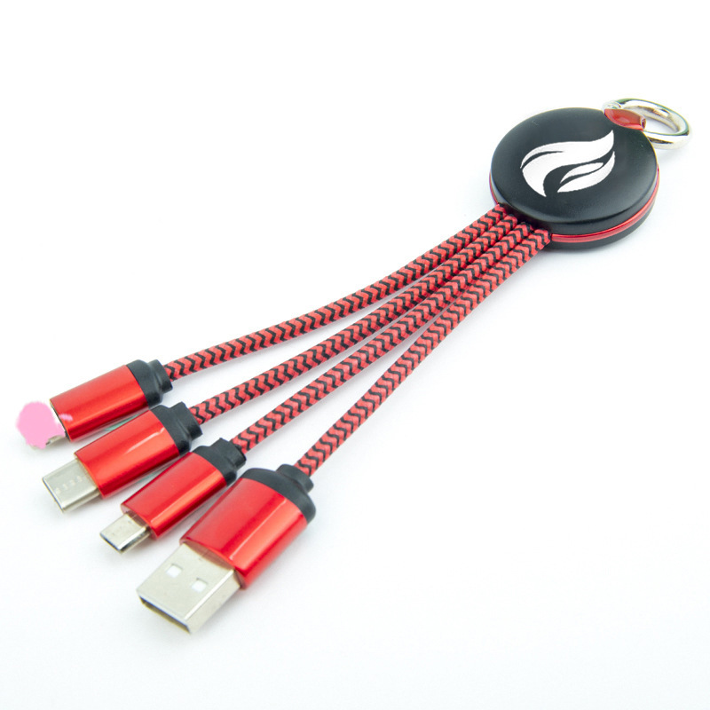 3 in1 USB Charging Cable w/LED Backlight LOGO 13