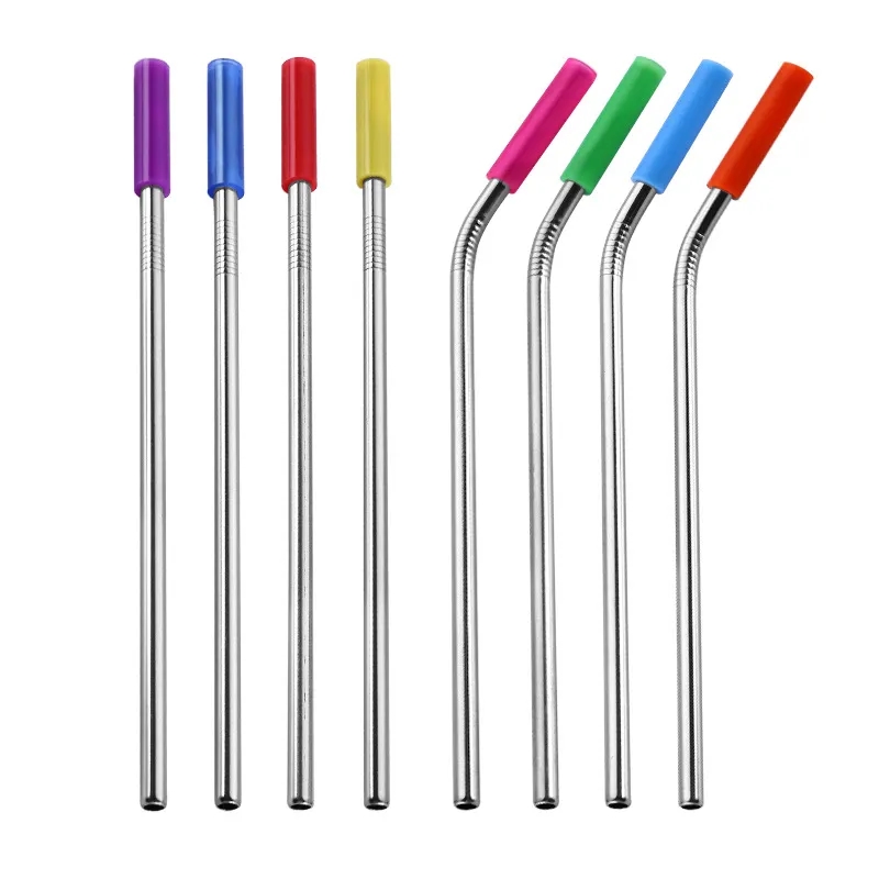 Stainless Steel Straws,Reusable With Cleaning Brush 11