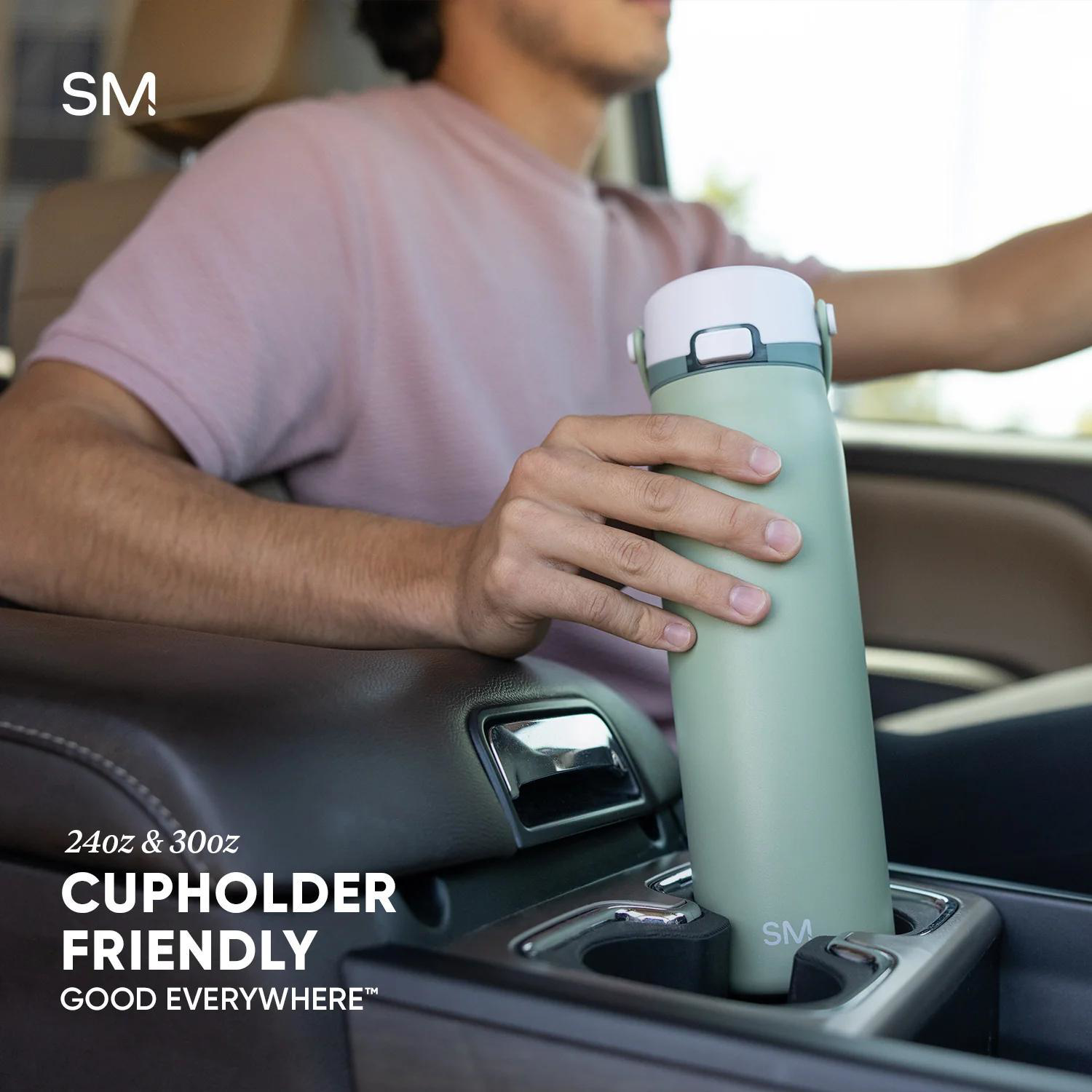 24 oz Simple Modern® Double-Walled Insulated Mesa Sport with Covered Chug Water Bottle 17