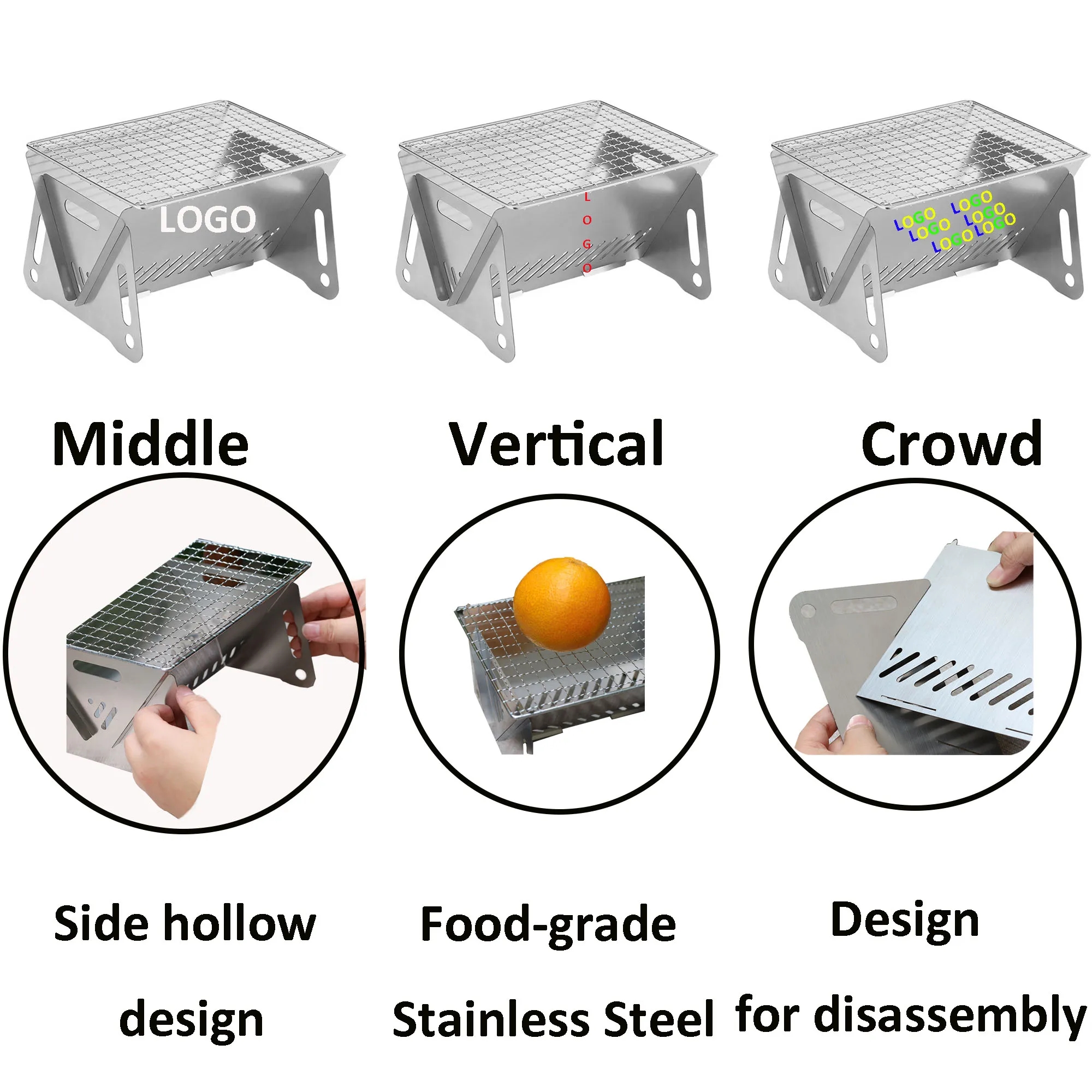 Portable Folding Barbecue Grill 2