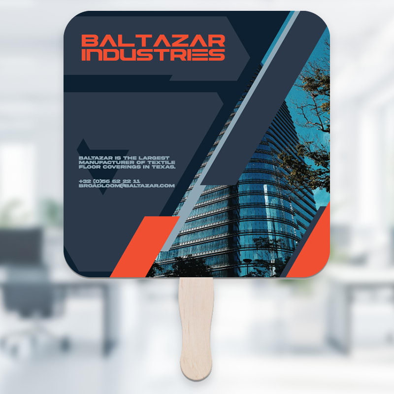 Rounded Square Hand Fans 3