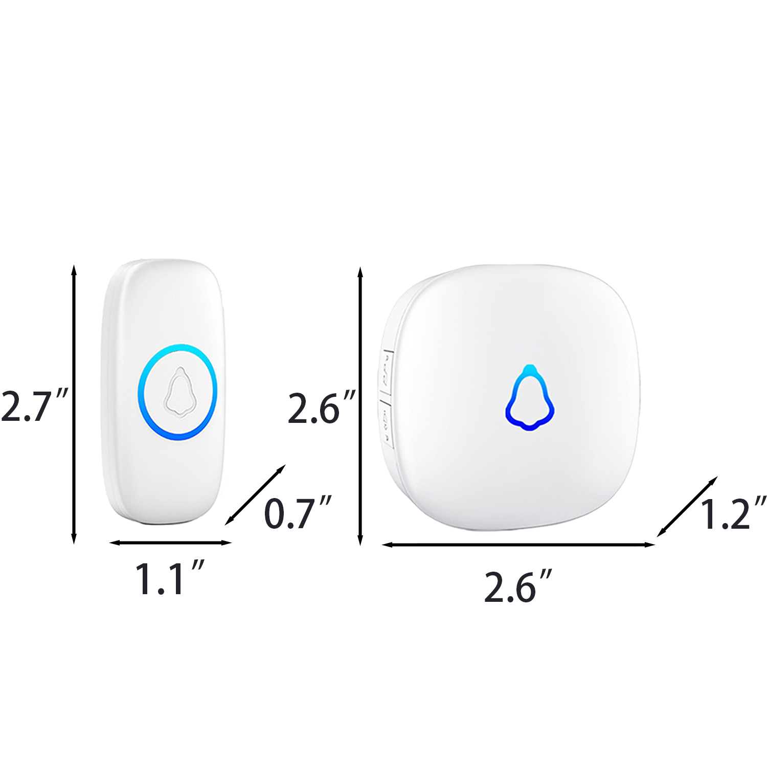 Adjustable Volume Wireless Waterproof Doorbell 5