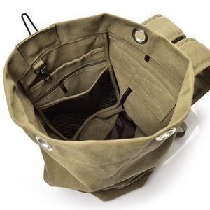 Canvas Duffle Storage Bag With Zip 3