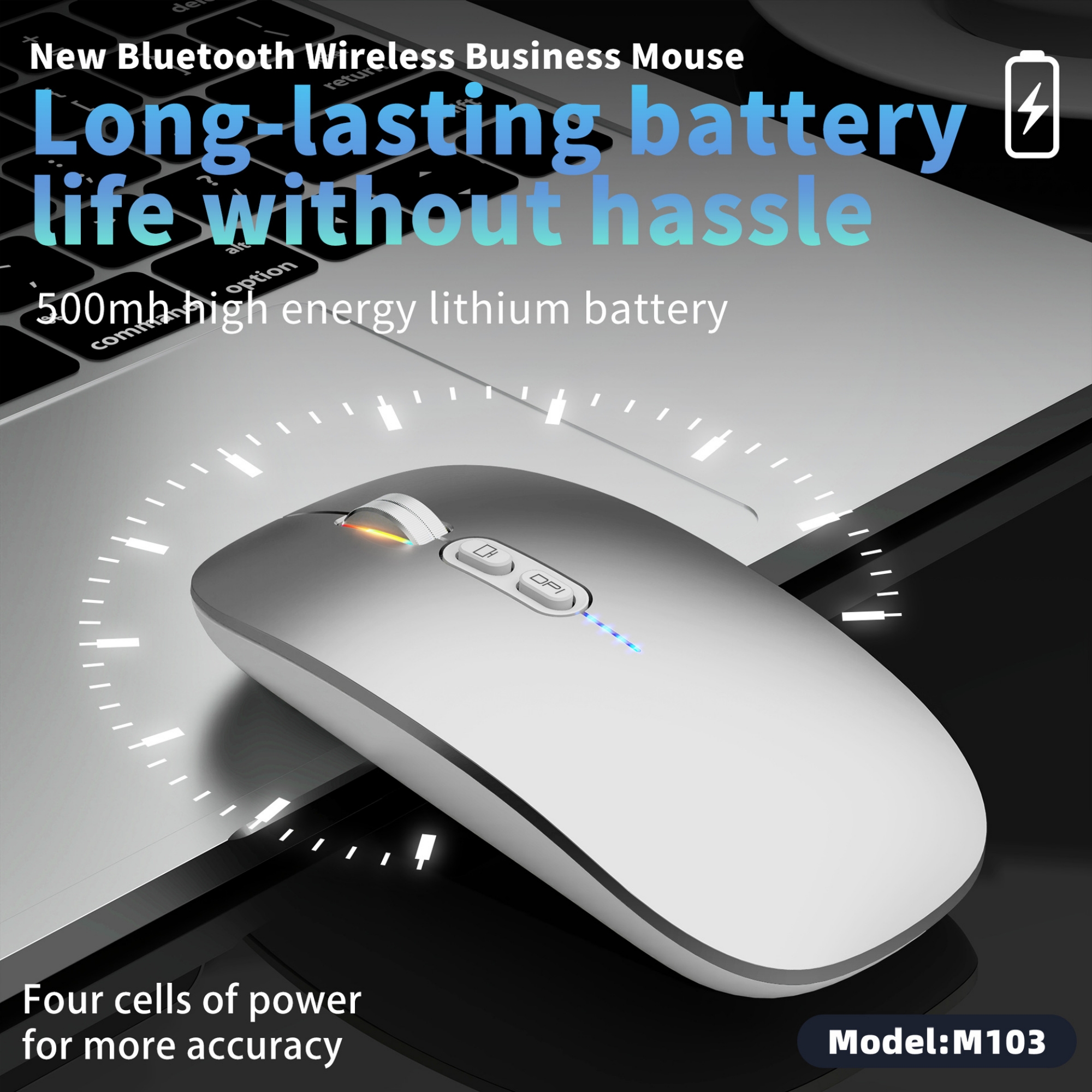 Three Modes Wireless Mouse 2