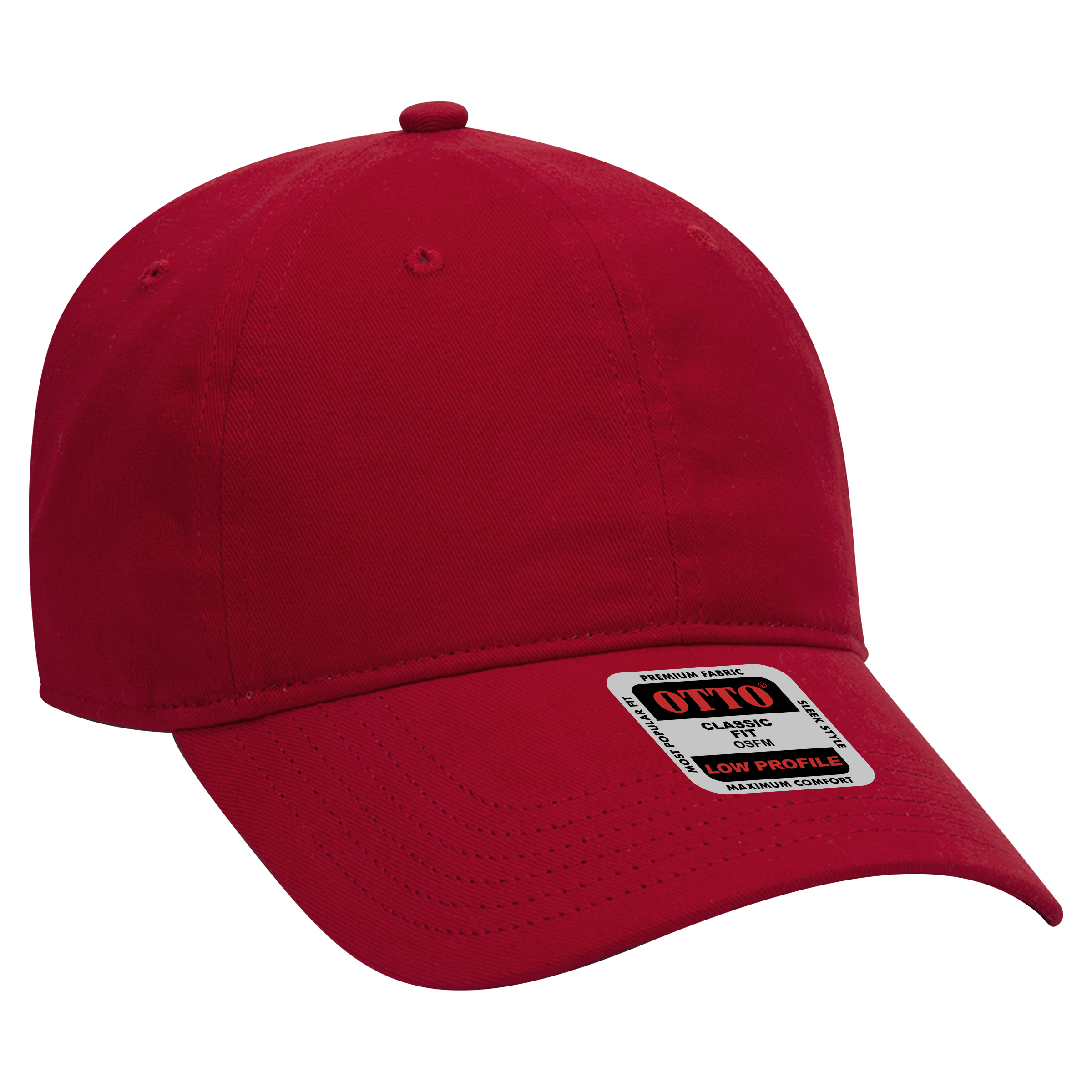 OTTO CAP® 6 Panel Low Profile Baseball Cap 3