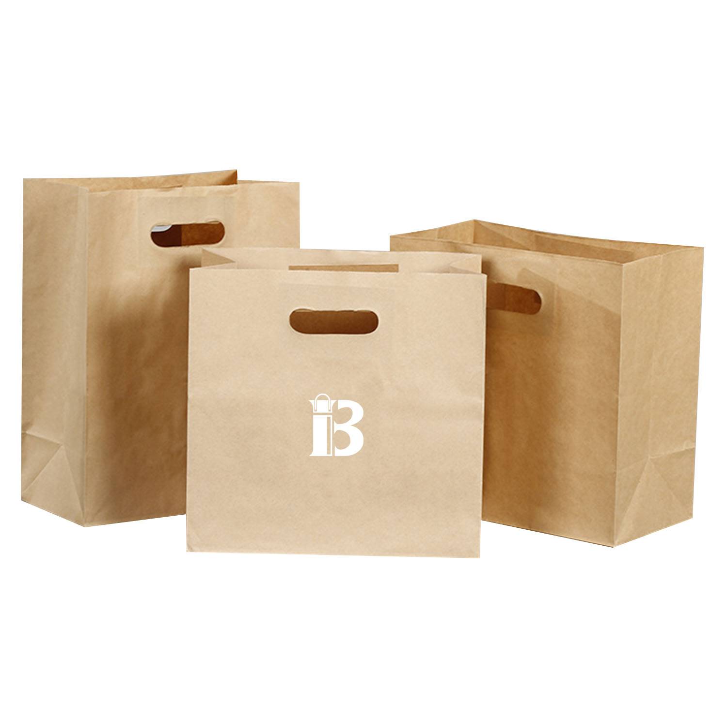 11x6x11 Kraft Paper Takeout Bag