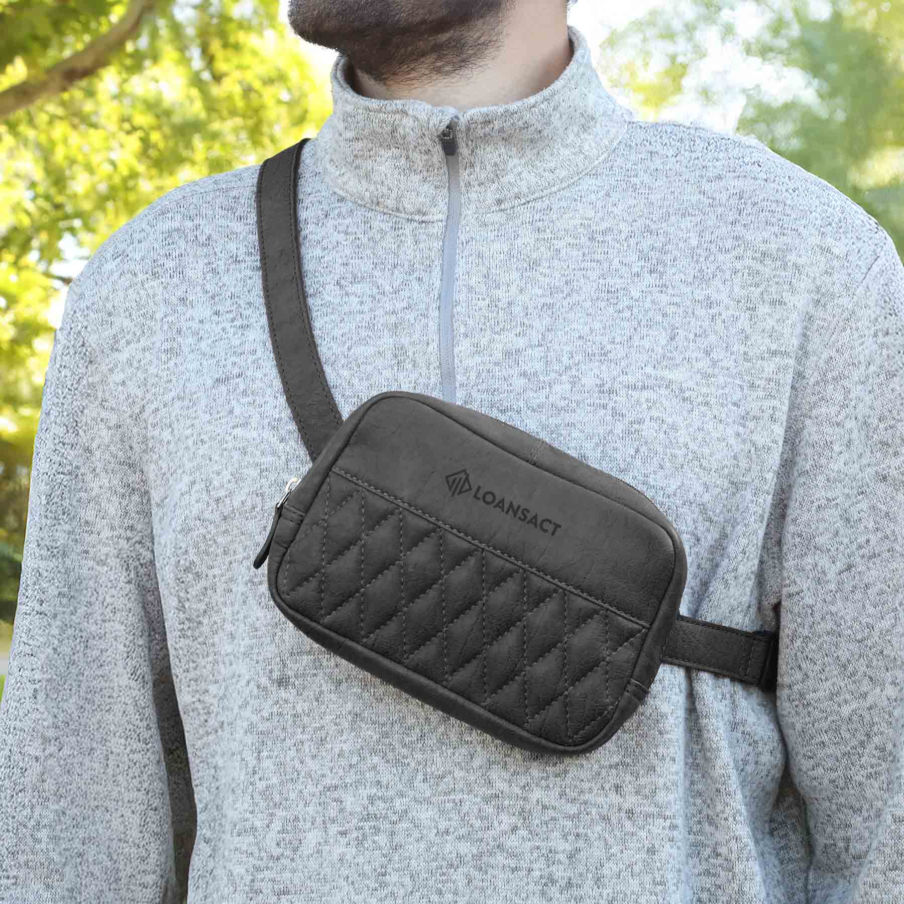 Brea Canyon Leather Cross Body Bag 20