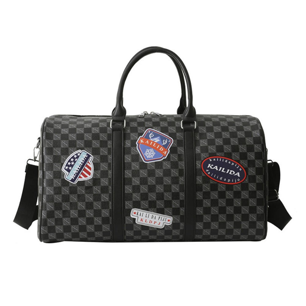 PU Leather Gym Sport Travel Duffel Bag 2