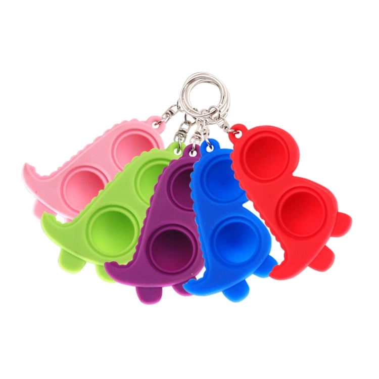 Mini Dinosaur/Unicorn Push Pop Keychain 14