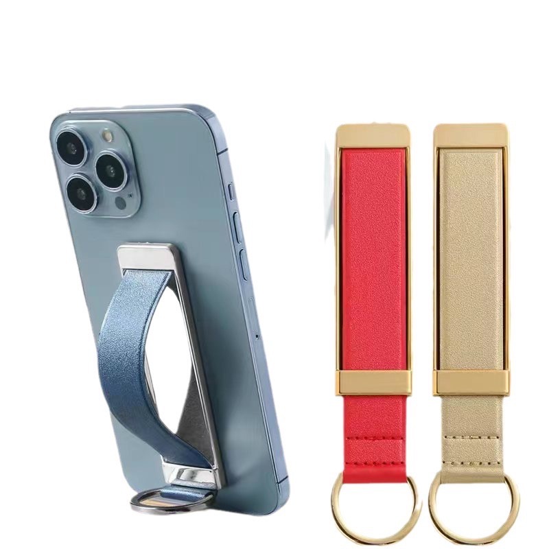 PU Leather Adhesive Phone Strap 2