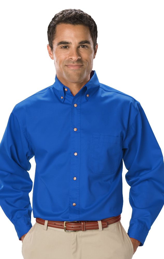 Men's Scotchgard Twill L/S Shirt 42
