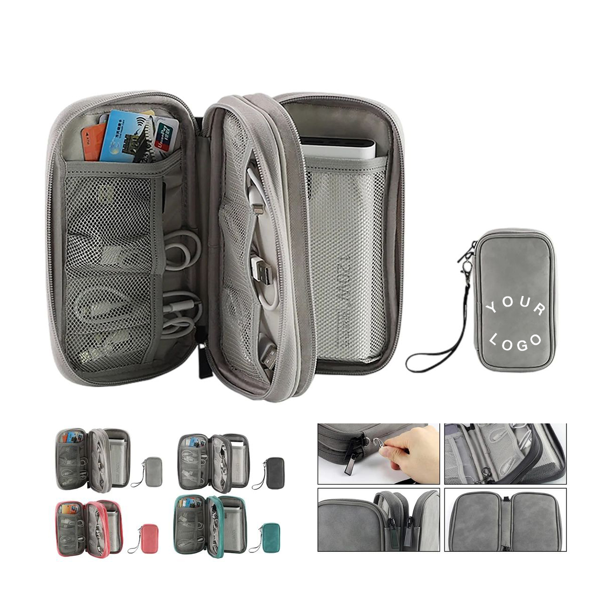 Multi Purpose Travel Pouch for Tech Essentials 2