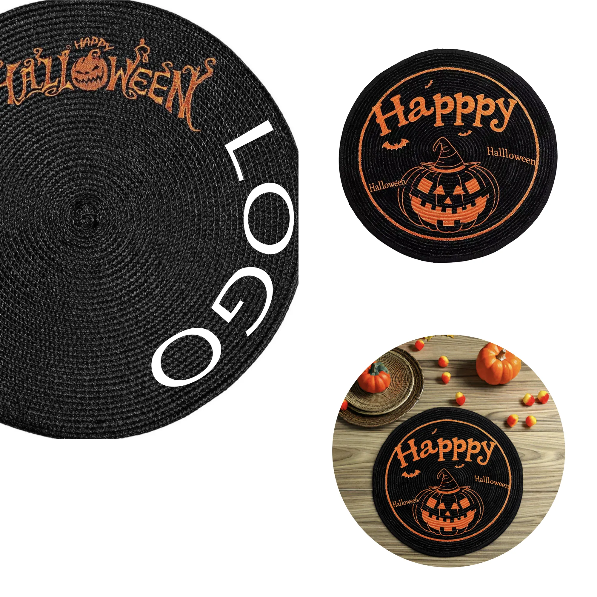 MOQ 50 PCS Halloween Table Mat