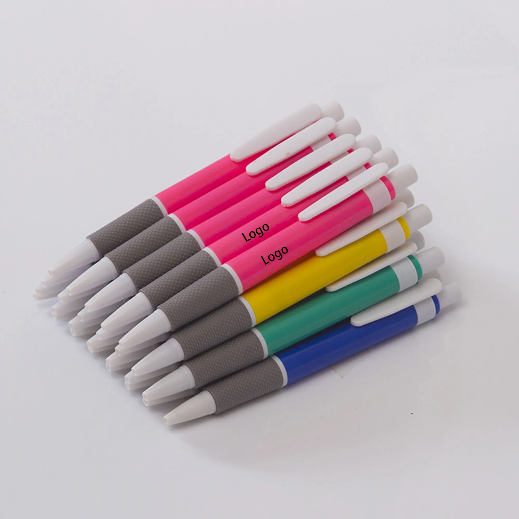 MOQ 20pcs 0.7mm Anti-Slip Press Telescopic Ballpoint Pen 2