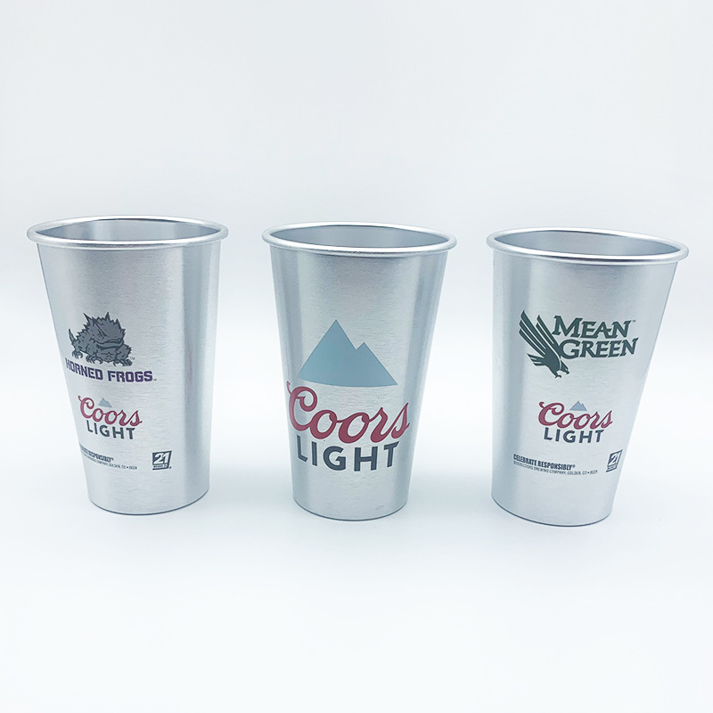 22 Ounces Aluminum Bar Mugs Cold-Drink Tumblers 7