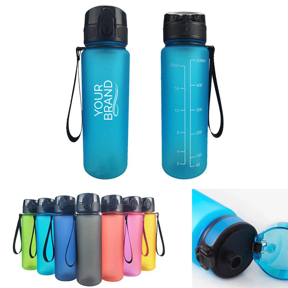 17 Oz Drinking Water Bottle 2