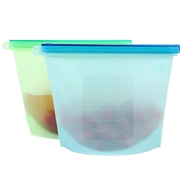 Reusable Silicone Food Storage Bag - 1500ML 7
