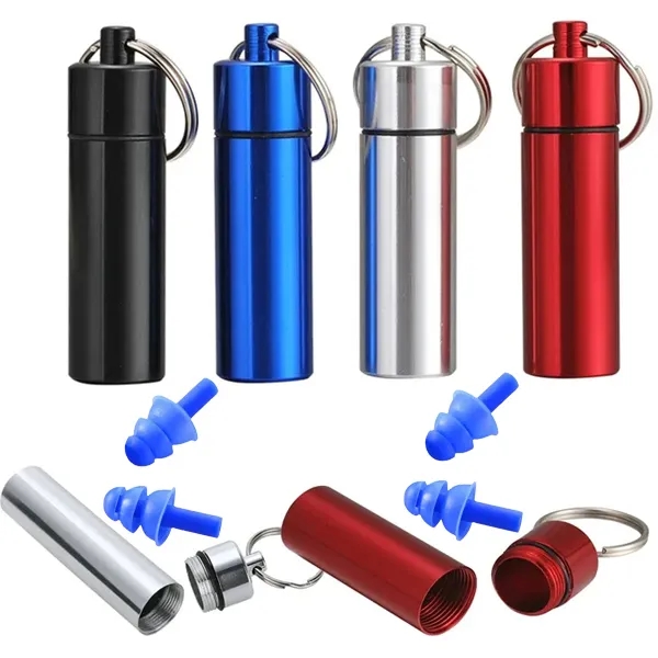 Earplugs in Metal Case 6