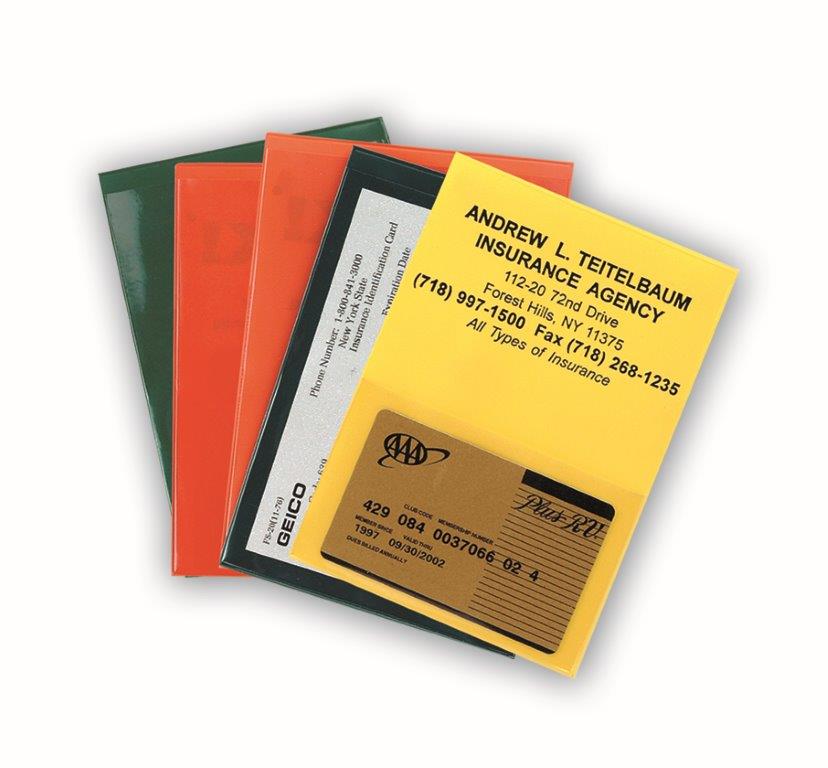 Insurance Card Holder w/ Business card pocket 2