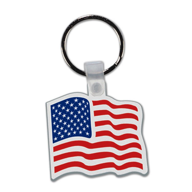 US Flag Key Tag