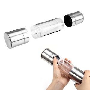 2 In 1 Manual Salt And Pepper Mill Grinder With Adjustable Grind Level 3