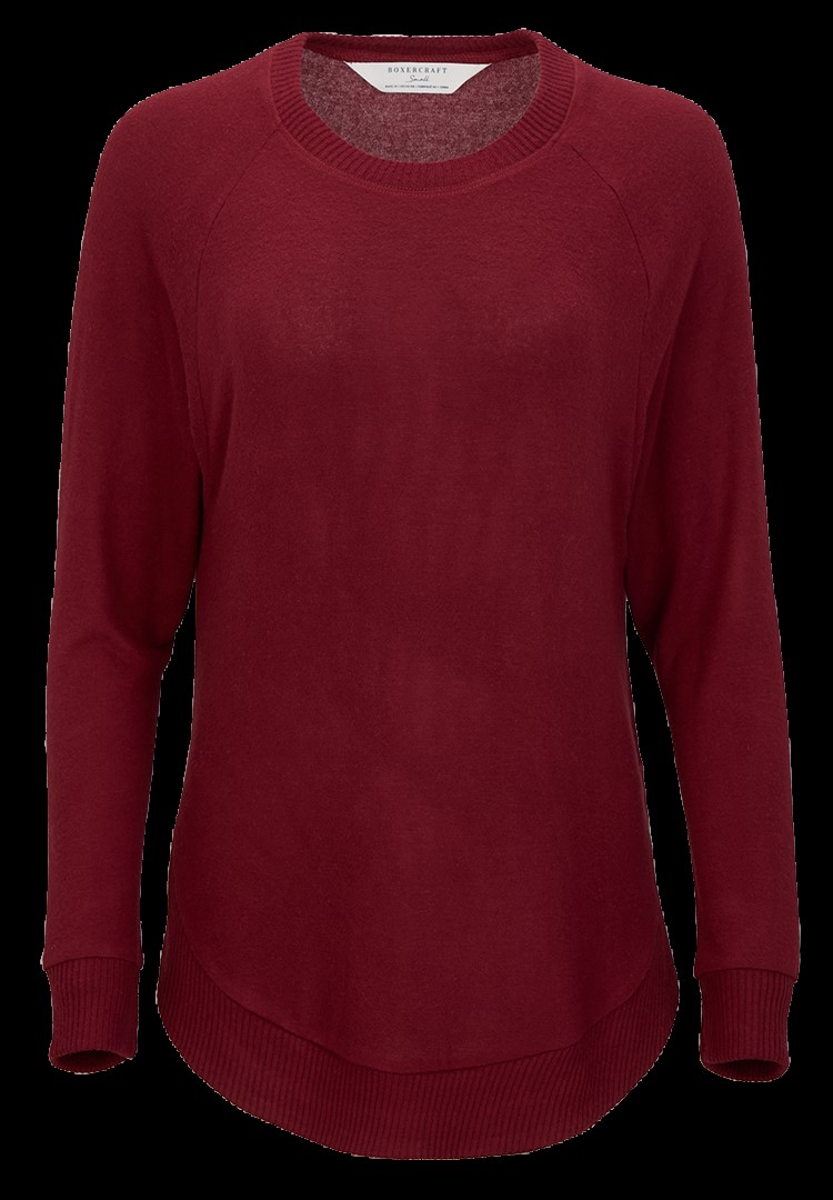 BOXERCRAFT WOMEN'S   CUDDLE OVERSIZED CREW 10